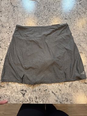 bcg Charcoal Gray Athletic Skort with Built-In Shorts